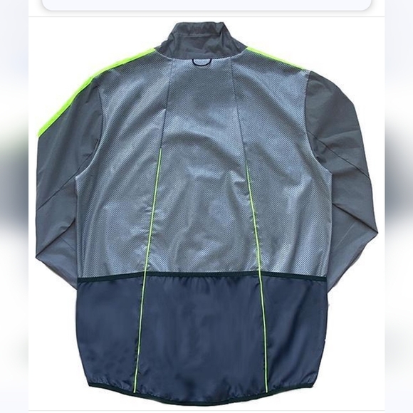 GOFLUO Hero Reflective Cycling Jacket Grey Reflective with Fluro accents - Picture 2 of 4
